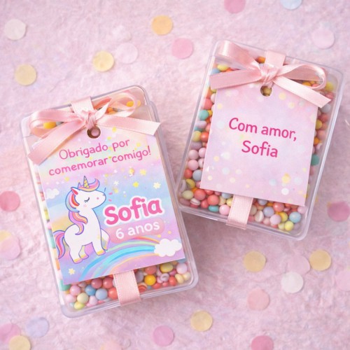 Tag Mini com Furo | Impressão 4×4 (Frente e Verso)