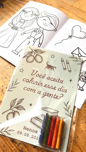 Livro para Colorir - A6 10x15cm