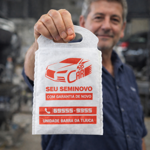 Lixeira para Carro em TNT