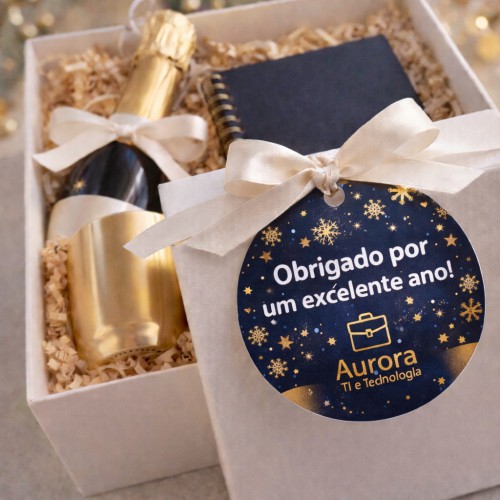 Tag 5x5 cm com Furo – Sem Verniz | Impressão 4×0 (Apenas Frente)