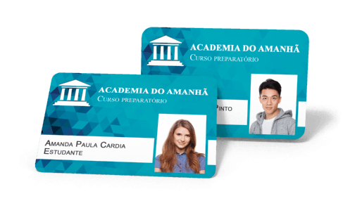 Carteirinha Personalizada | 4x4 Impressão Frente e Verso