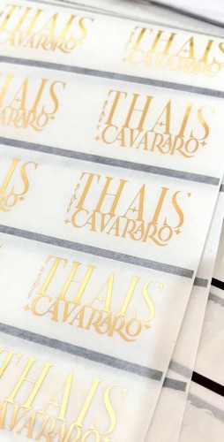 Etiqueta Hot Stamping - 5x3cm