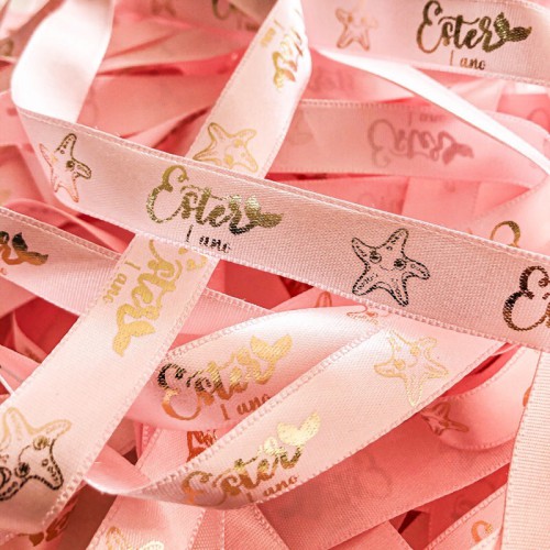 Fita de Cetim nº 3 15mm - 50m | Hot Stamping