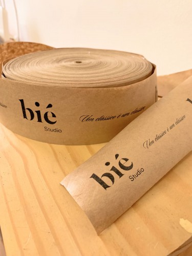 Fita Gomada Personalizada | 70mm | 100m | Impressão em Branco