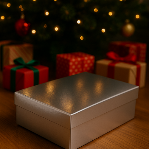 Caixa Metálica 22x32x5,5cm