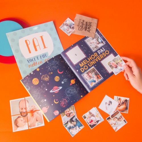 Álbum de Figurinhas Personalizado | 10 páginas + 24 figurinhas
