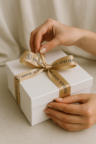 Fita de Cetim 10mm | 50m | Impressão em Preto