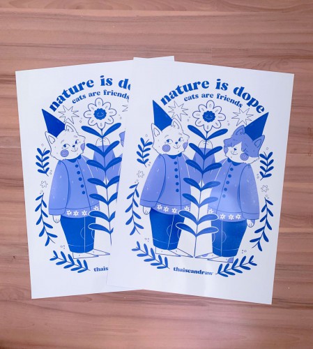 Cartaz Pôster A3 - Couchê 250g | 4x4 Impressão Frente e Verso