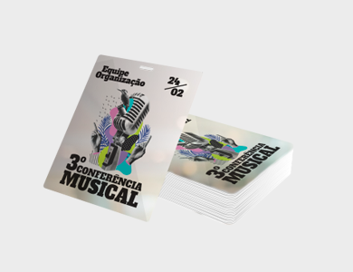 Credencial em PVC | Arte Única 4x0