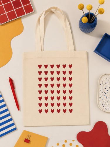 Ecobag Corações | Coleção Arte e Verbo