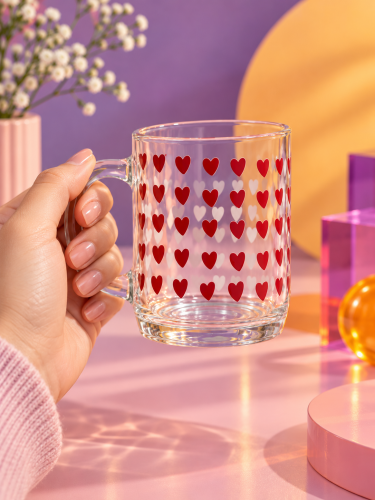 Caneca Xícara de Vidro Personalizada | 250 ML